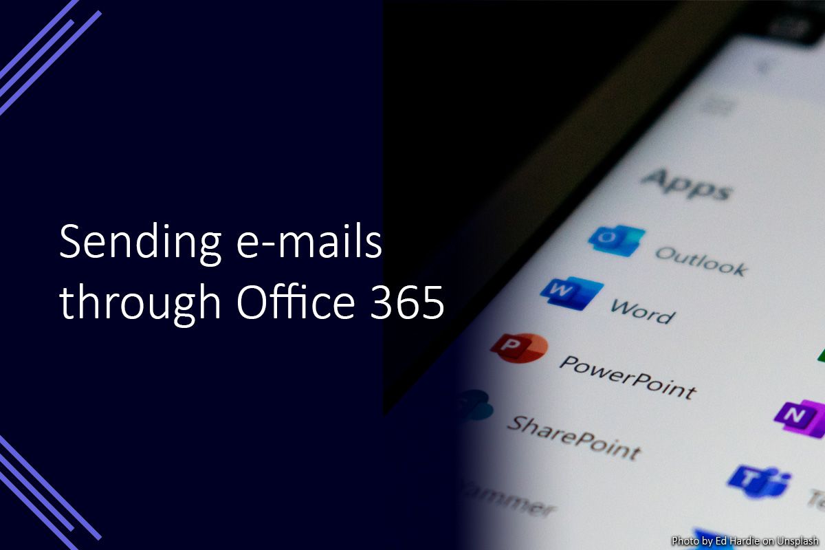 Sending e-mails through Office 365