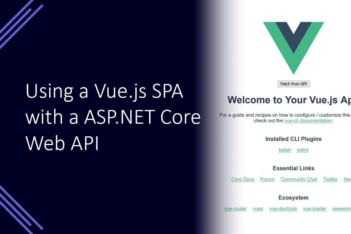 Using a Vue.js SPA with ASP.NET Core Web API