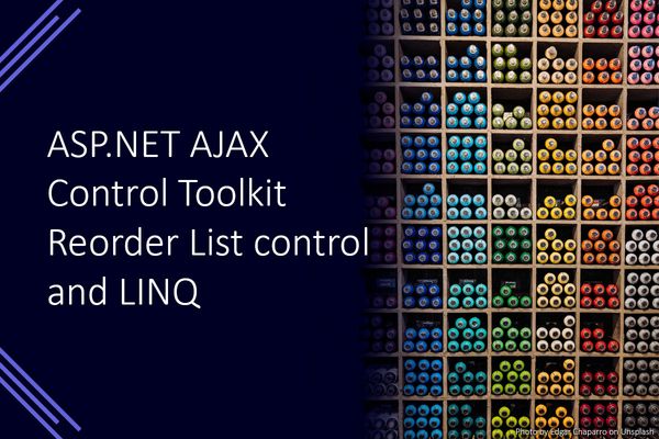 ASP .NET AJAX Control Toolkit Reorder List control and LINQ
