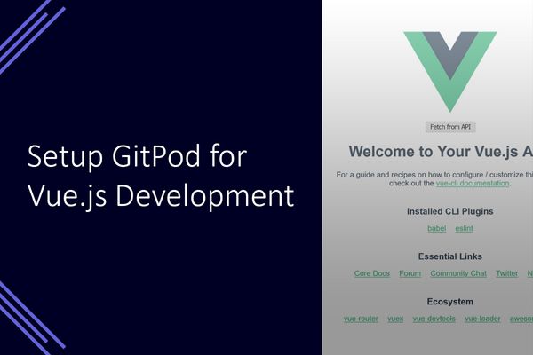 Setup GitPod for Vue.js Development
